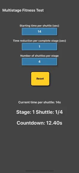 Game screenshot Multistage Fitness Bleep Test mod apk