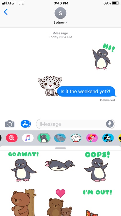 Disney Stickers: Disneynature screenshot-3