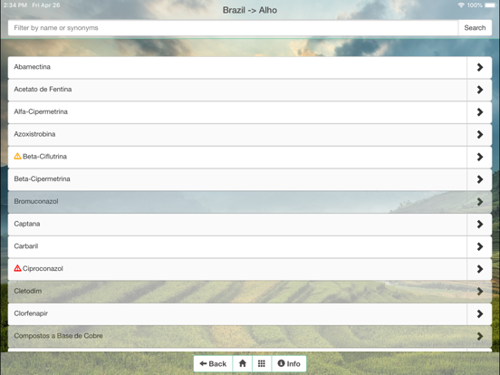 Pesticides & Alternatives iPad screenshot 10 - Reference app