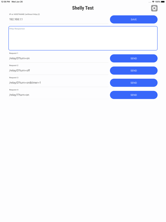 Screenshot #4 pour Shelly LAN API Test
