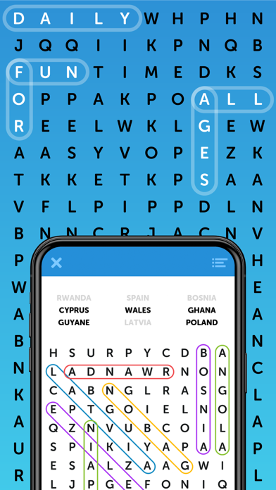 Simple Word Search Puzzles Screenshot