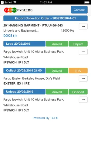 TOPS ePOD screenshot 2
