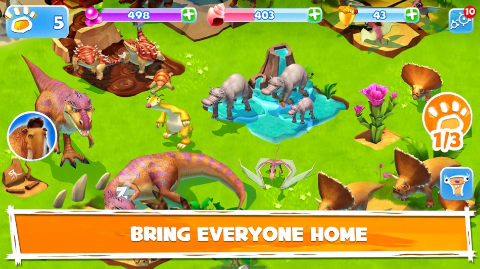#4. Ice Age Adventures (iOS) Bởi: Gameloft