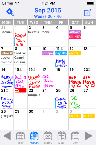 JotTheDate-Draw your Calendar. screenshot 3