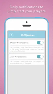pregnancy prayers daily iphone screenshot 2