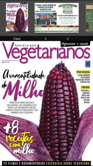Captura de pantalla de Revista Dos Vegetarianos Br en iPhone 2