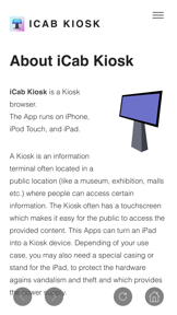 iCab Kiosk (Web Browser) screenshot