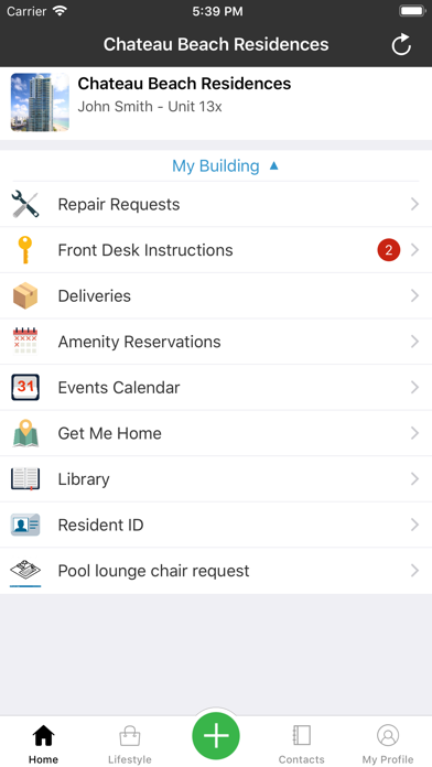 Chateau Beach Residences Screenshot