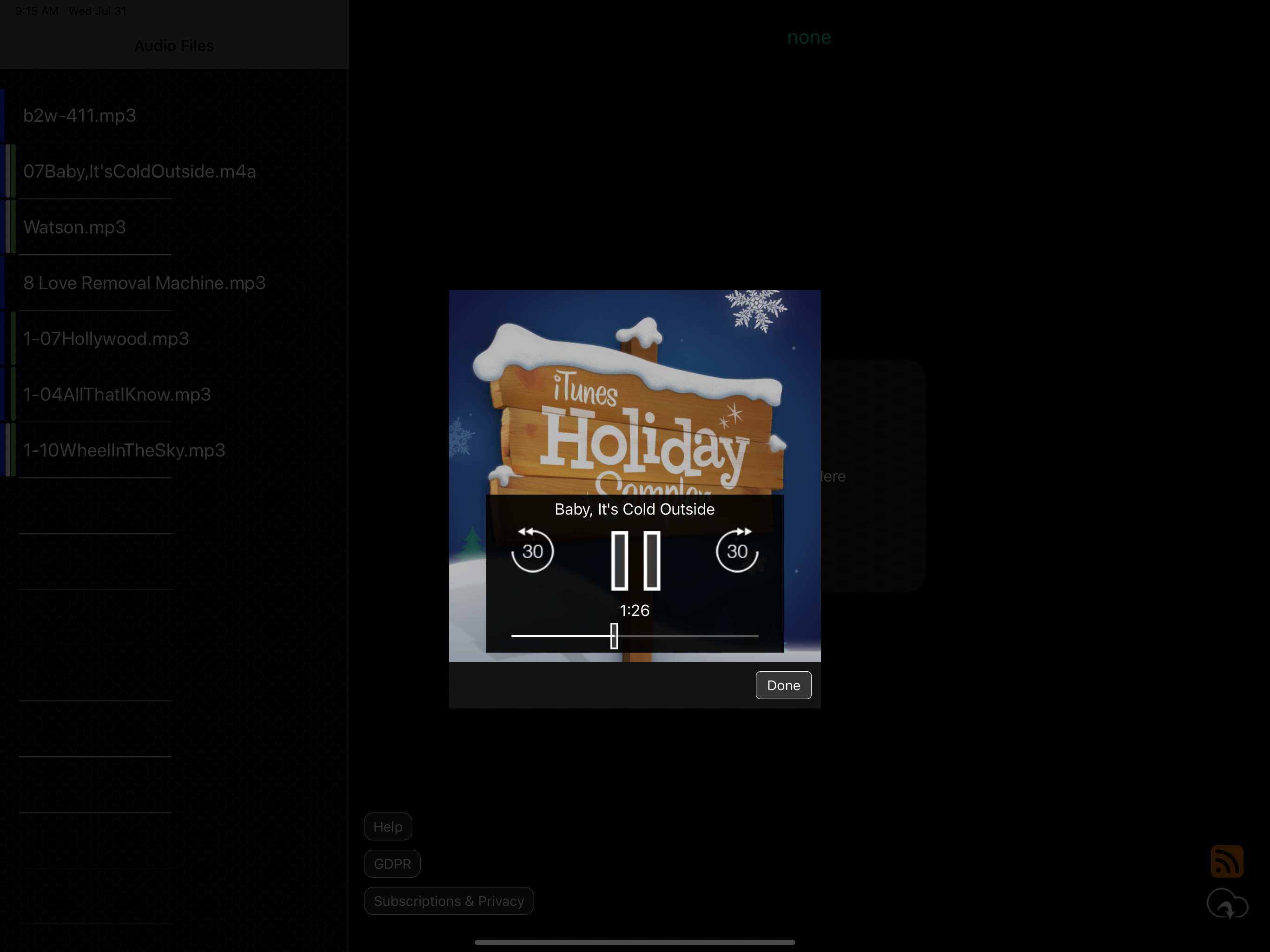 Watch Kast Audio Player
