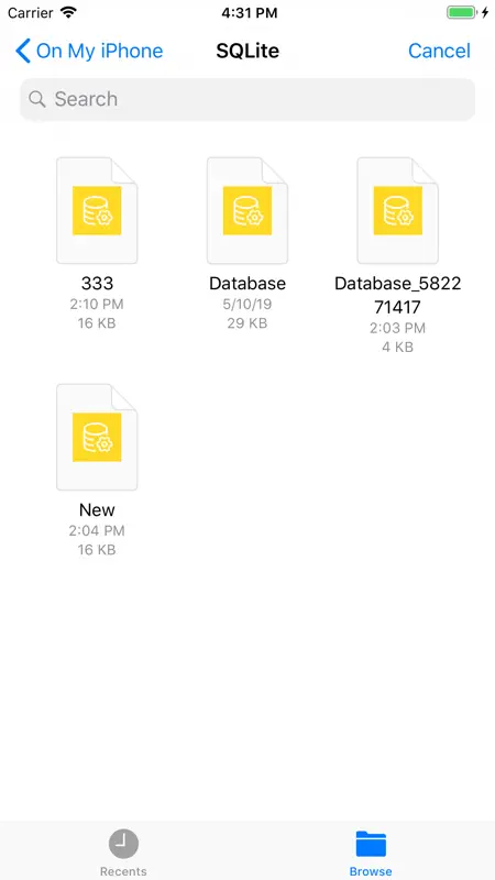 SQLite - Editor & Browser screenshot 8 of 9