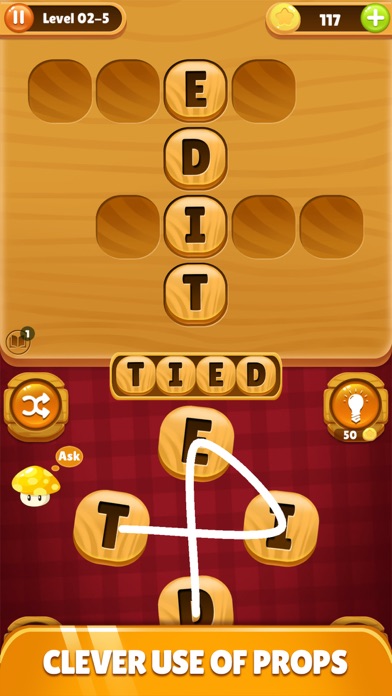 Wood Word Puzzle screenshot 3