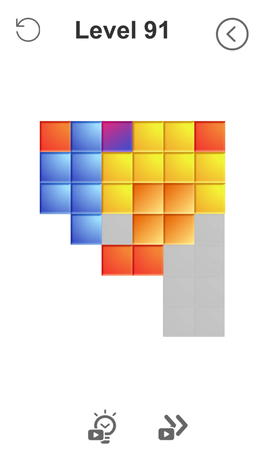 #2. Fit Blocks 3D - Flip Puzzle (iOS) By: Dinh Vy Nguyen