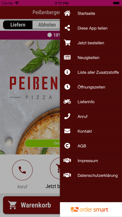 Screenshot #2 pour Peißenberger Pizza Service