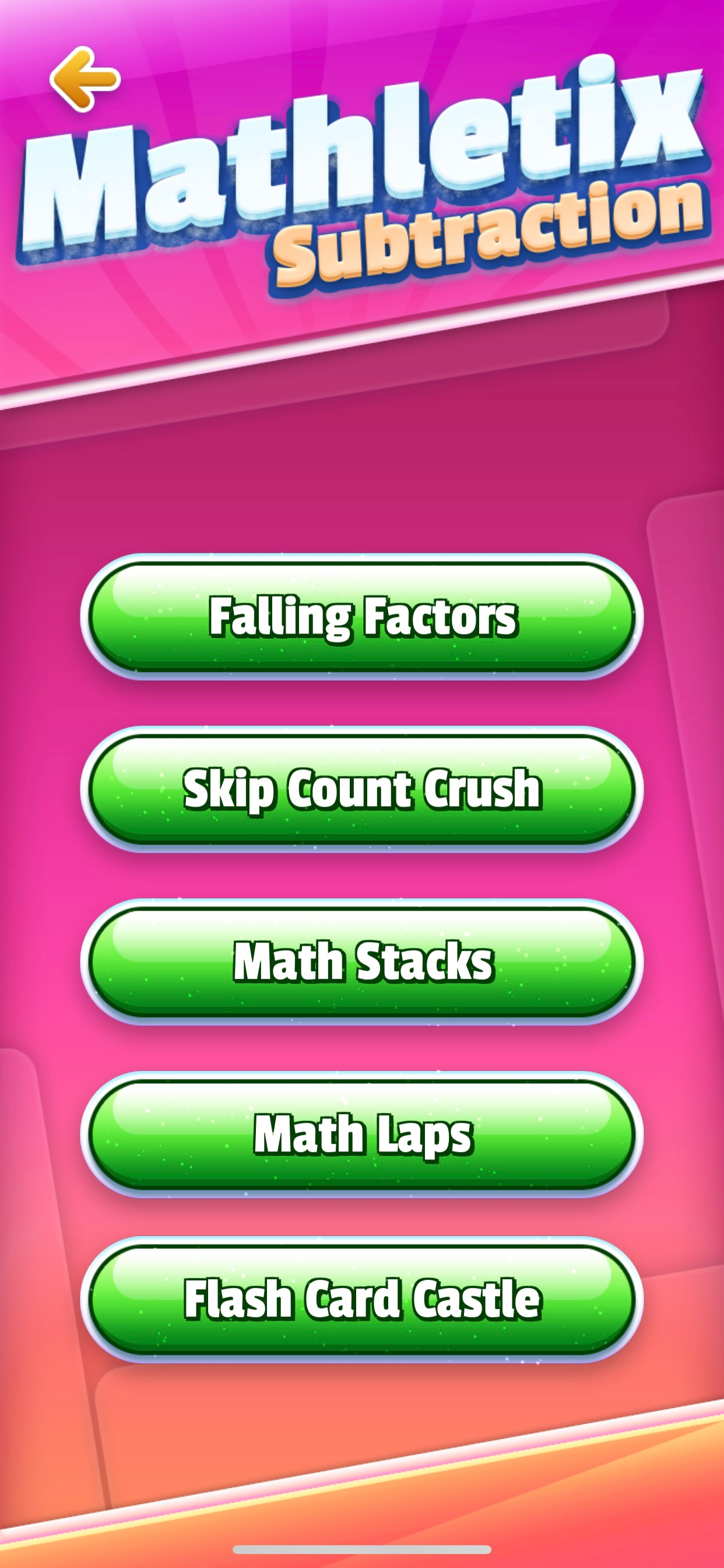 Mathletix Subtraction