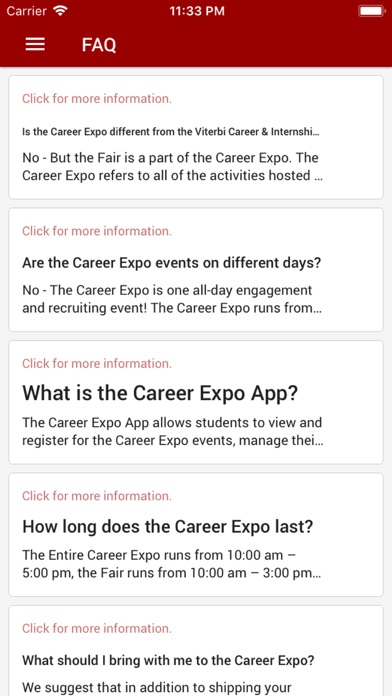 Viterbi Expo - Employer App screenshot 3