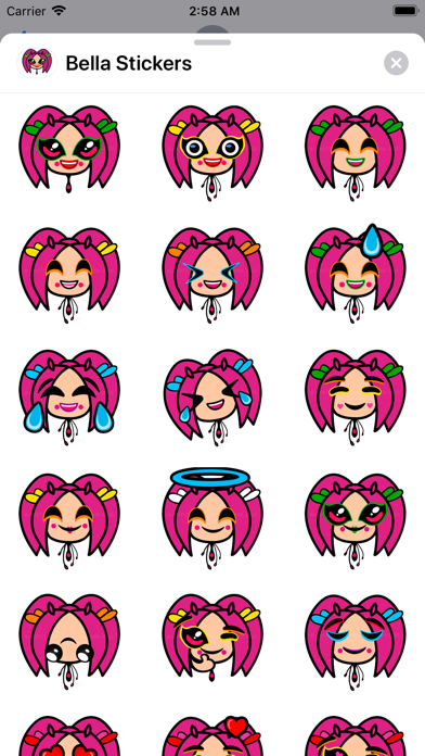 Bella stickers screenshot 2