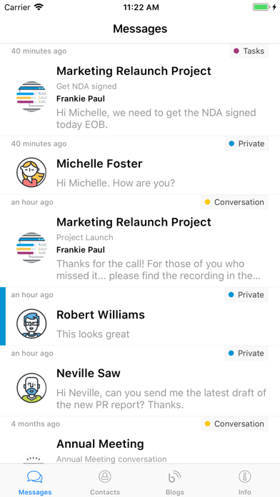 Screenshot #1 pour Linkando Messenger