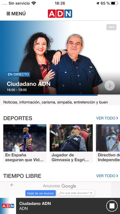 ADN Radio para iPhone screenshot-3