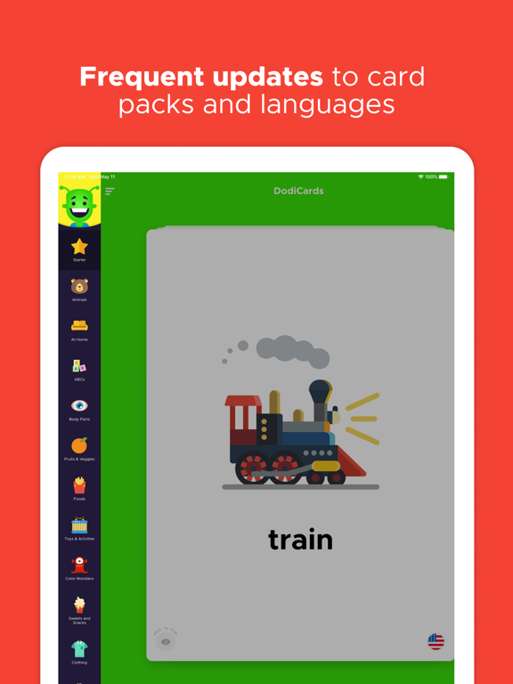 DodiCards: Flash Cards ABC 123 iPad screenshot 5 - Education app