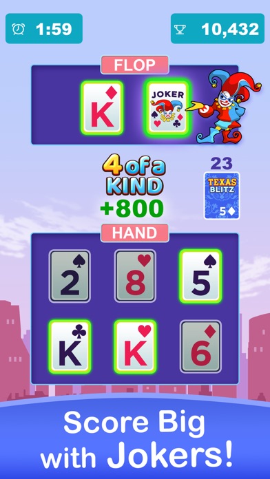 Texas Blitz - Cash Card Games iPhone screenshot 5 - Games app