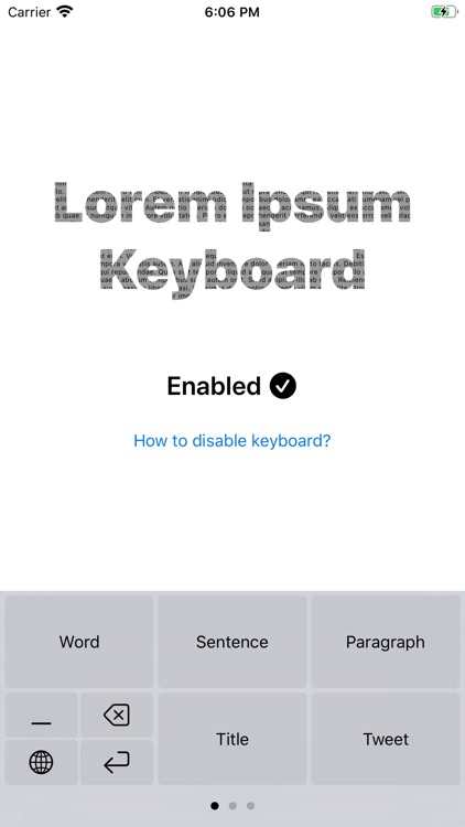 Lorem Ipsum Keyboard screenshot-3