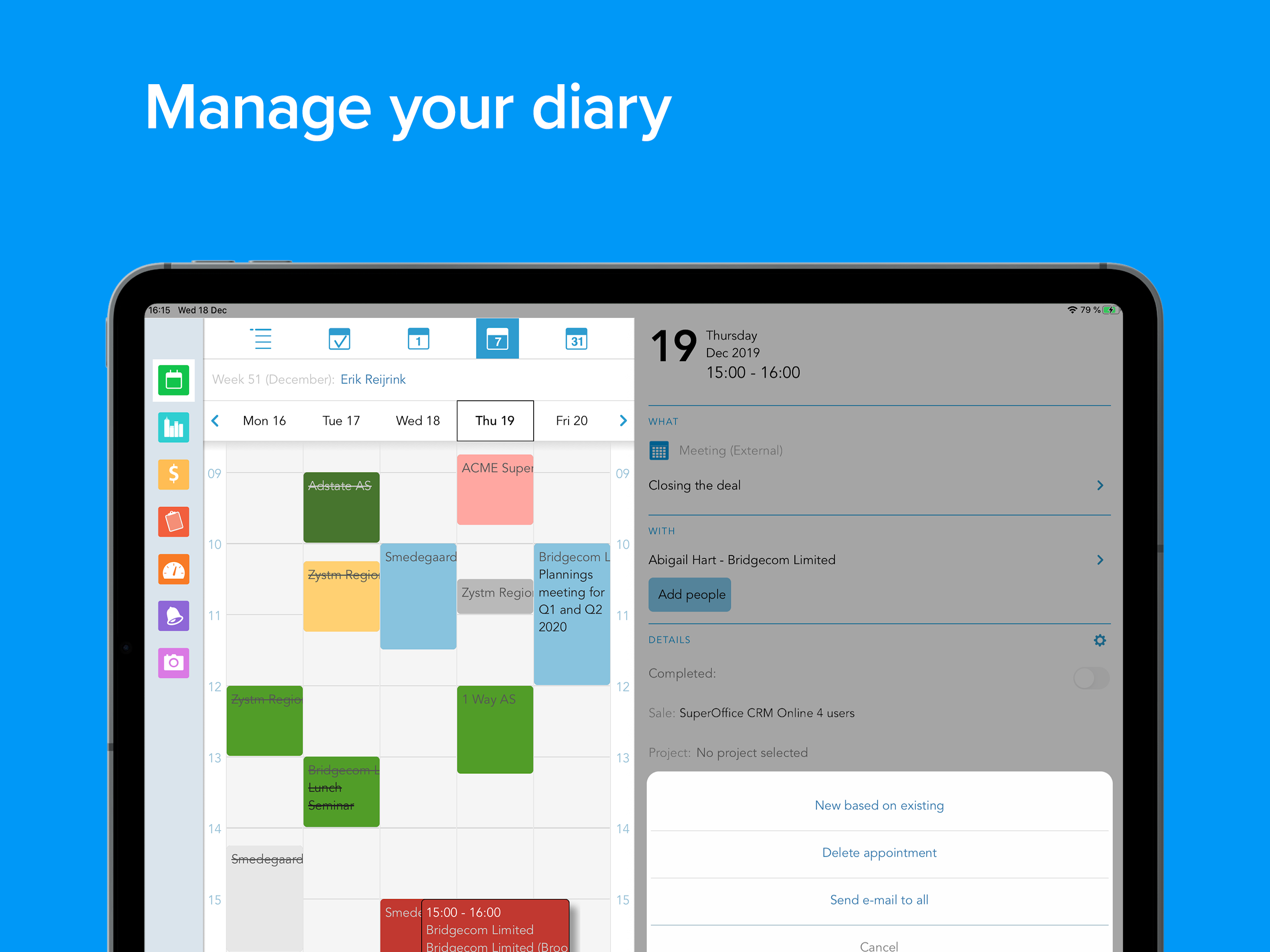SuperOffice Pocket CRM
