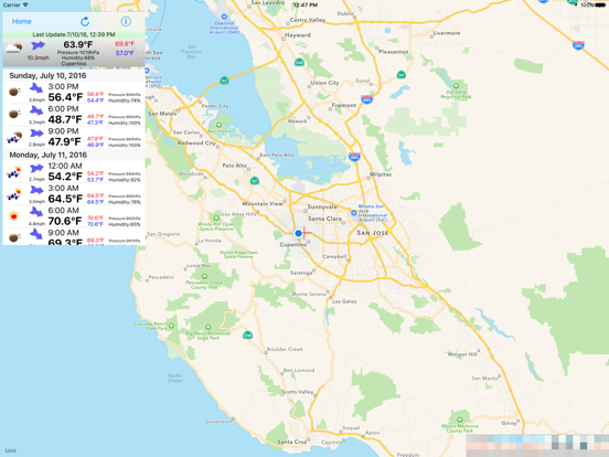 Screenshot #5 pour Weather on Map