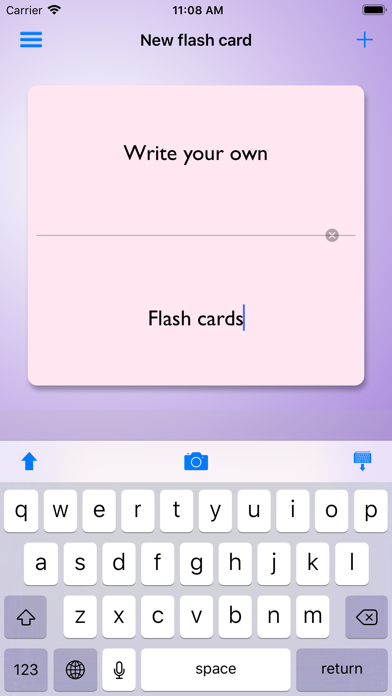 Intelli Flashcards Screenshot