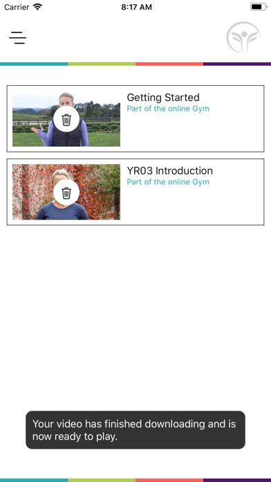 Online Gym Screenshot