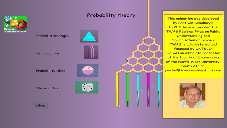 Probability Theory Animation by Willie van Schalkwyk
