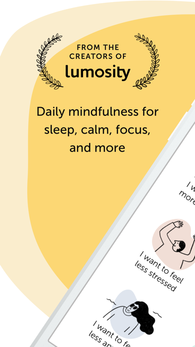 Screenshot #1 pour Lumosity Mind - Meditation App