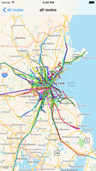 Boston Public Transport Screenshot