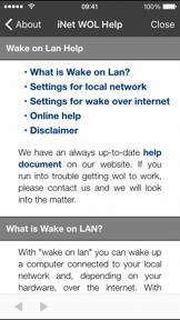 iNet WOL - Wake on Lan screenshot