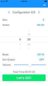 Simple Interval Timer screenshot