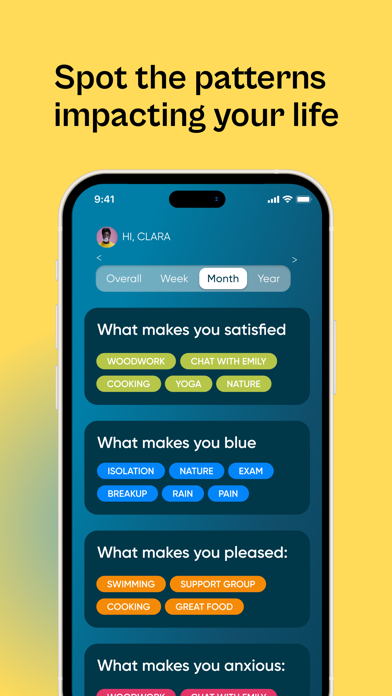 Vibe AI Chatbot & Mood Tracker Screenshot