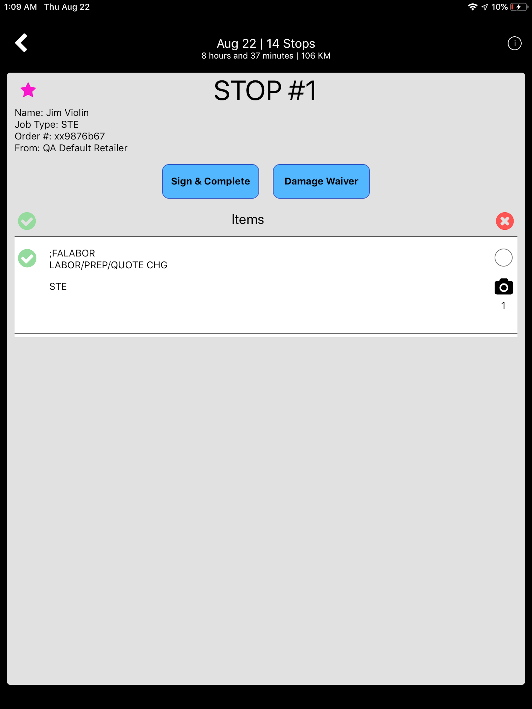 PAI Driver App