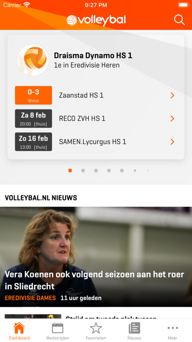 Volleybal.nl - Mijn Volleybal Screenshot