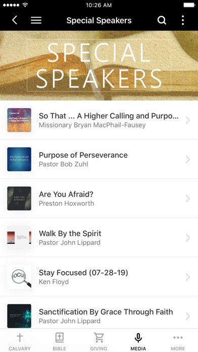 Calvary Baptist Church BC, MI Screenshot