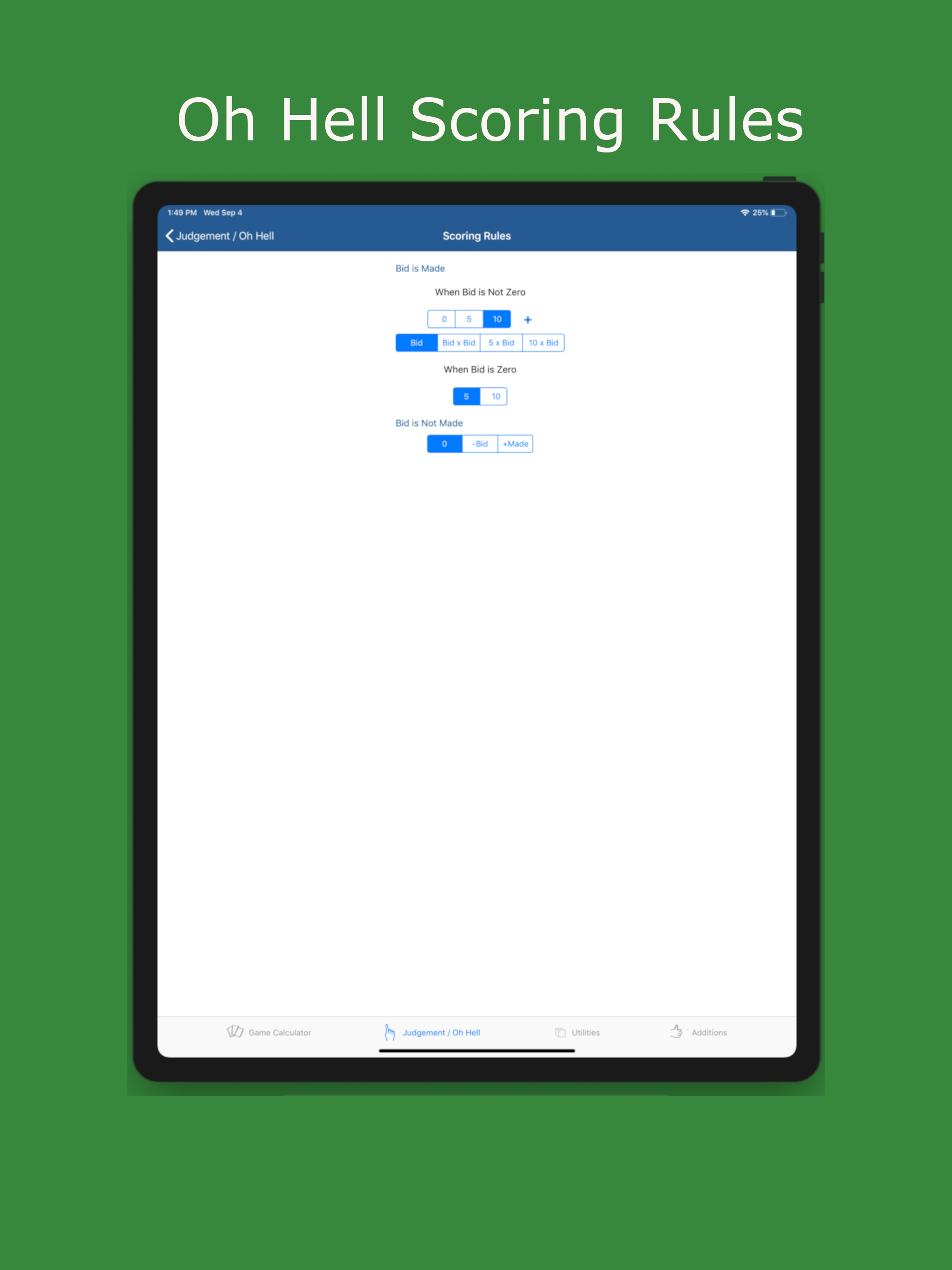 GameScore - Scorekeeper