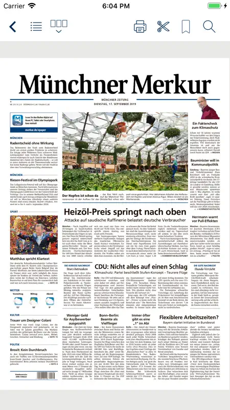 Münchner Merkur ePaper screenshot 2 of 5