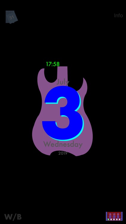 GuitarSilhouetteCalendar screenshot-4