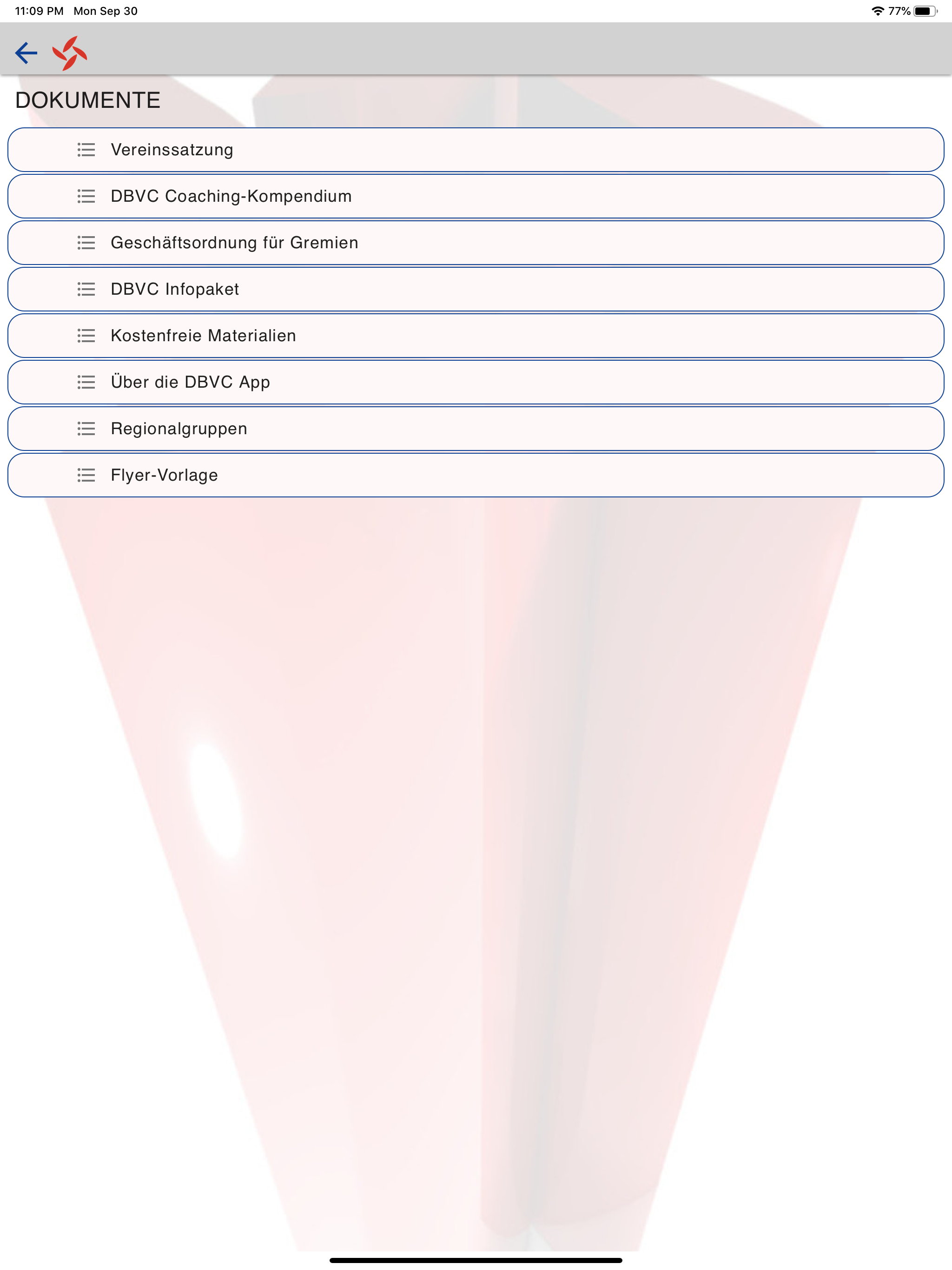 DBVC Mitglieder-App screenshot 5