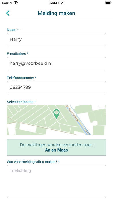 Perceelwijzer Screenshot