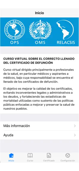 Game screenshot Curso Certificado Defunción mod apk