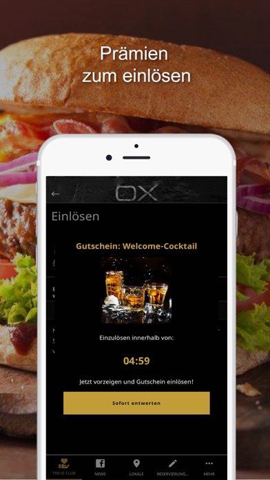 OX Restaurants Screenshot