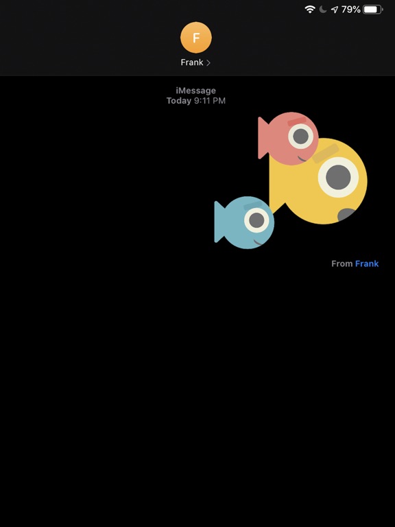 Screenshot #6 pour Frank the Fish Stickers