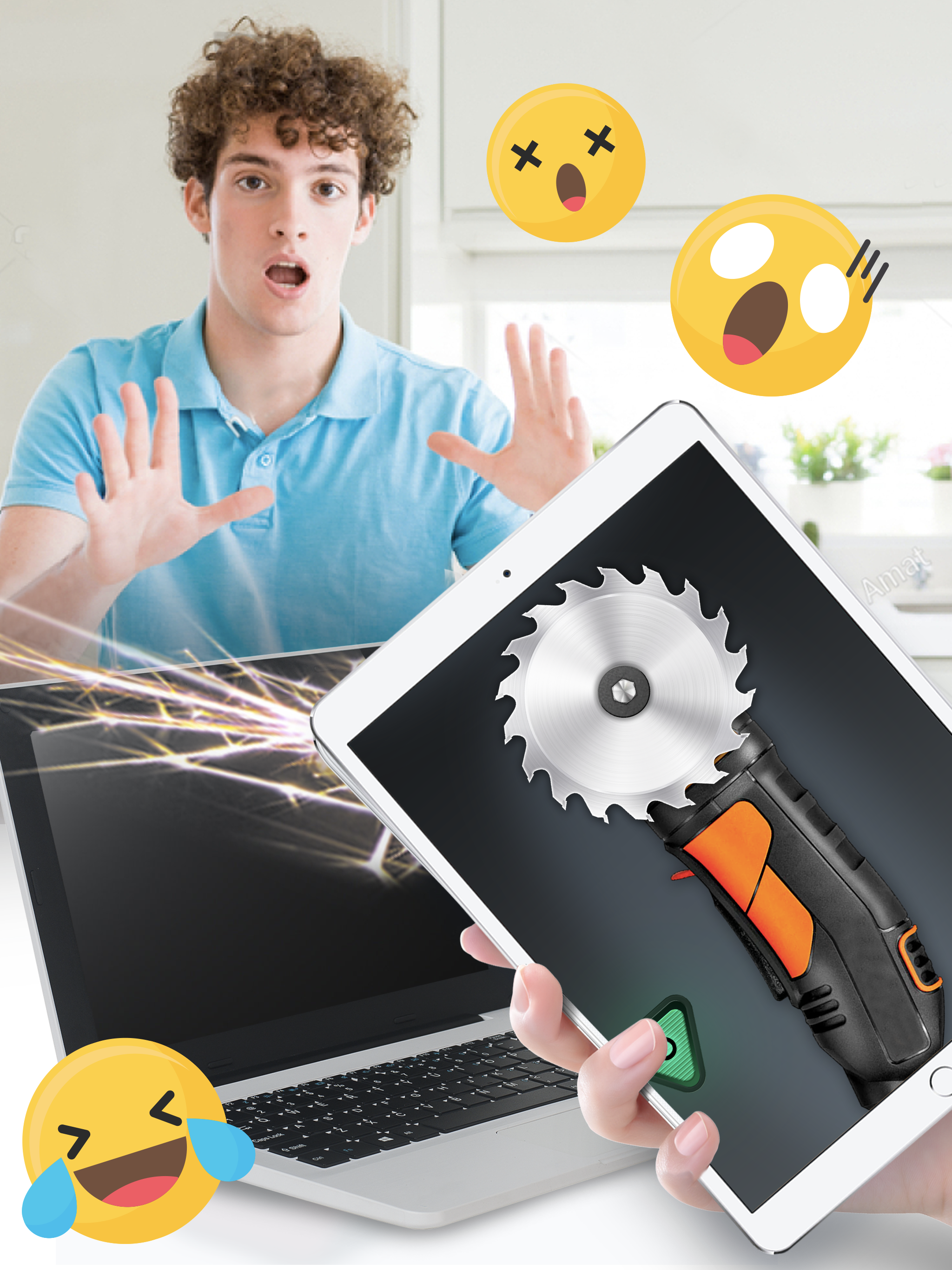 Razor Prank App Funny Clipper screenshot 9