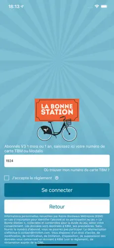 Captura 4 V3, le vélo libre service TBM iphone
