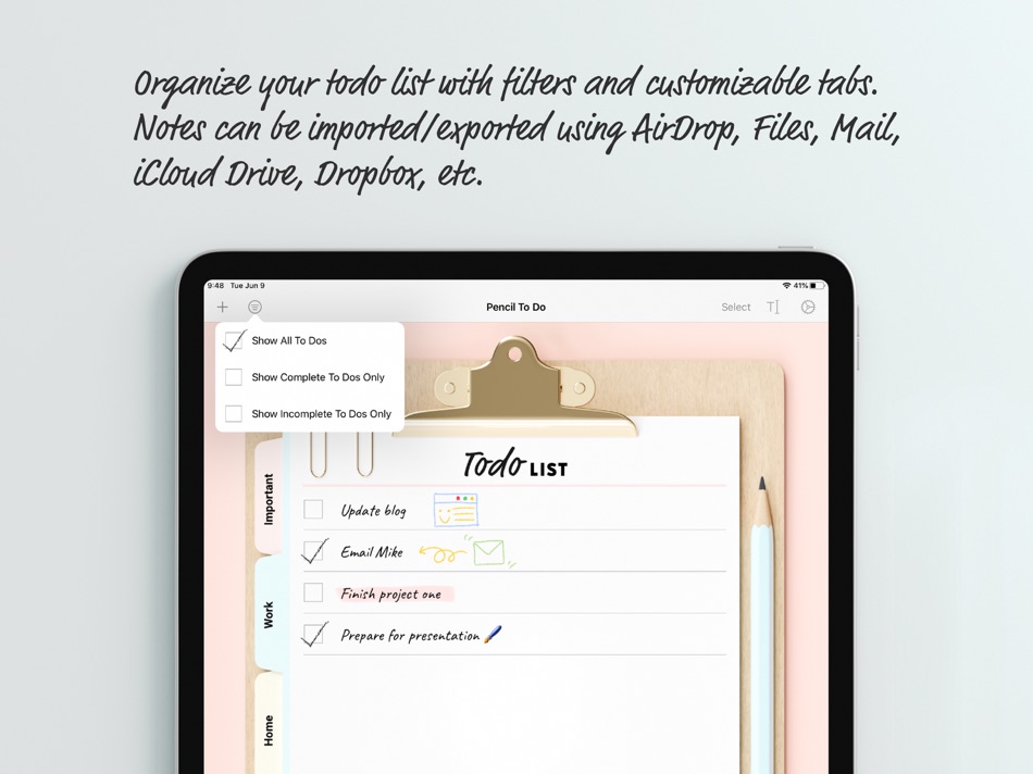 #3. Pencil To Do List (iOS) 由: KAPICREATES