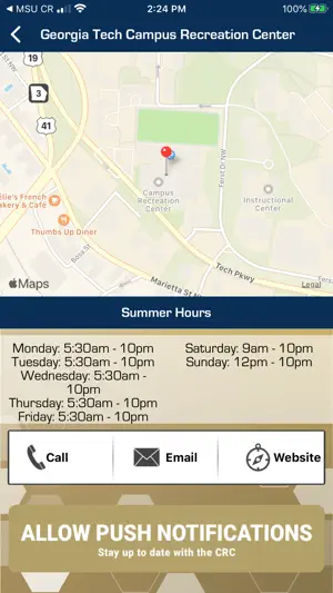 Georgia Tech Campus Rec screenshot 3